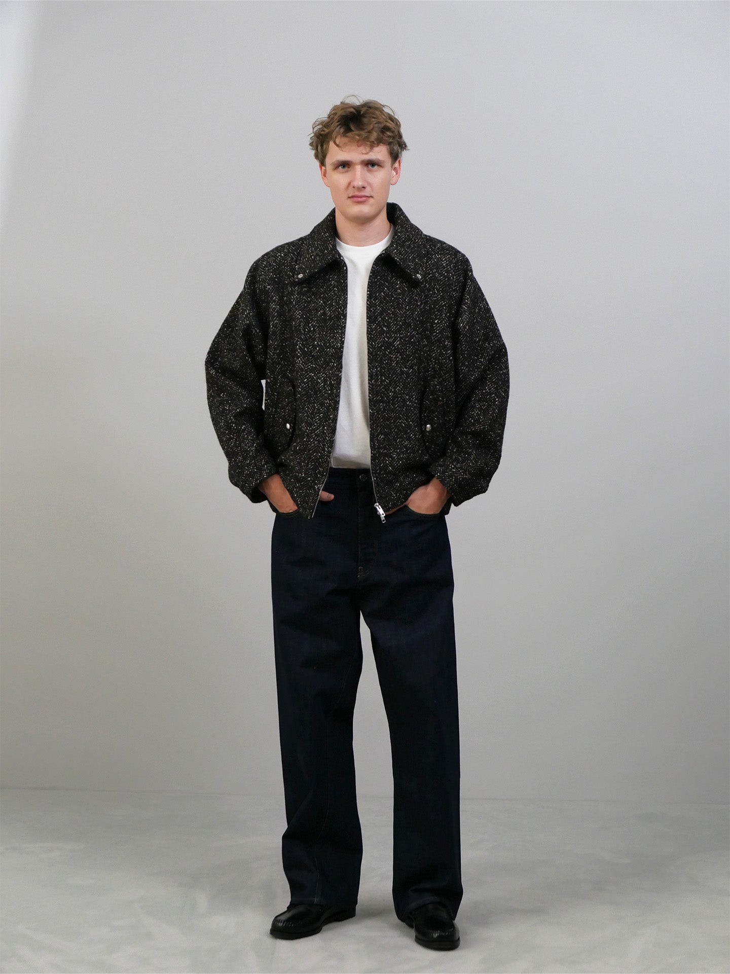 Mase Jacket - Carded Herringbone