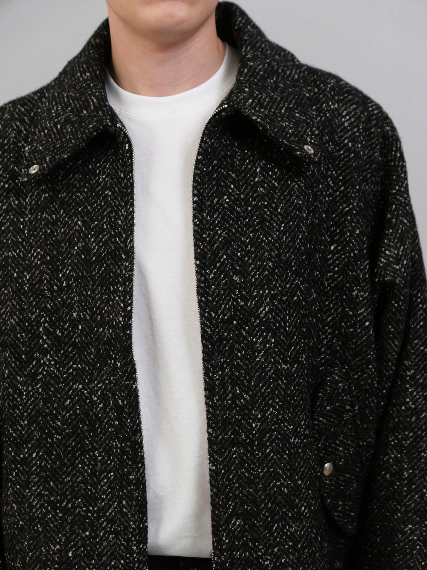 Mase Jacket - Carded Herringbone