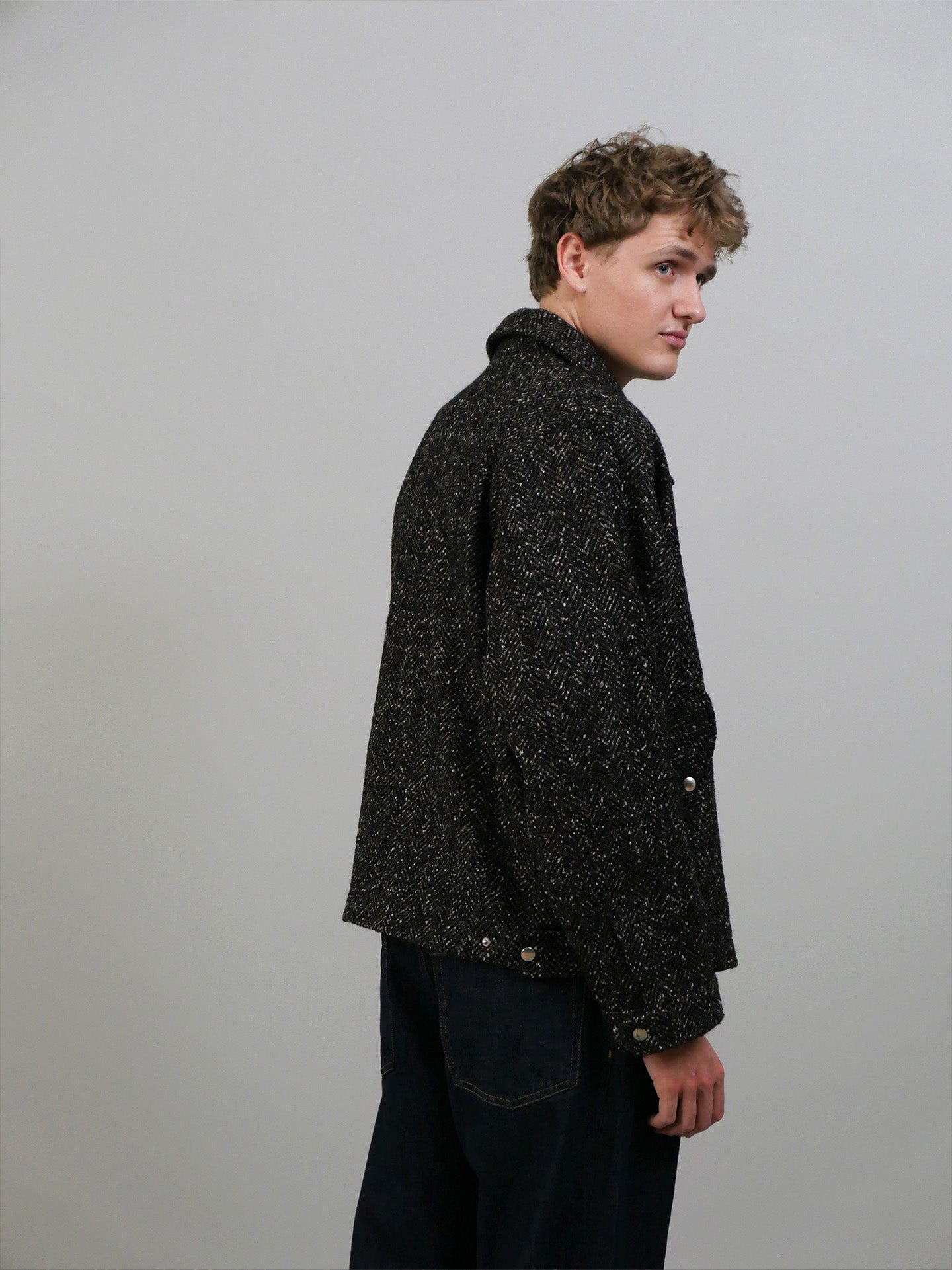 Mase Jacket - Carded Herringbone