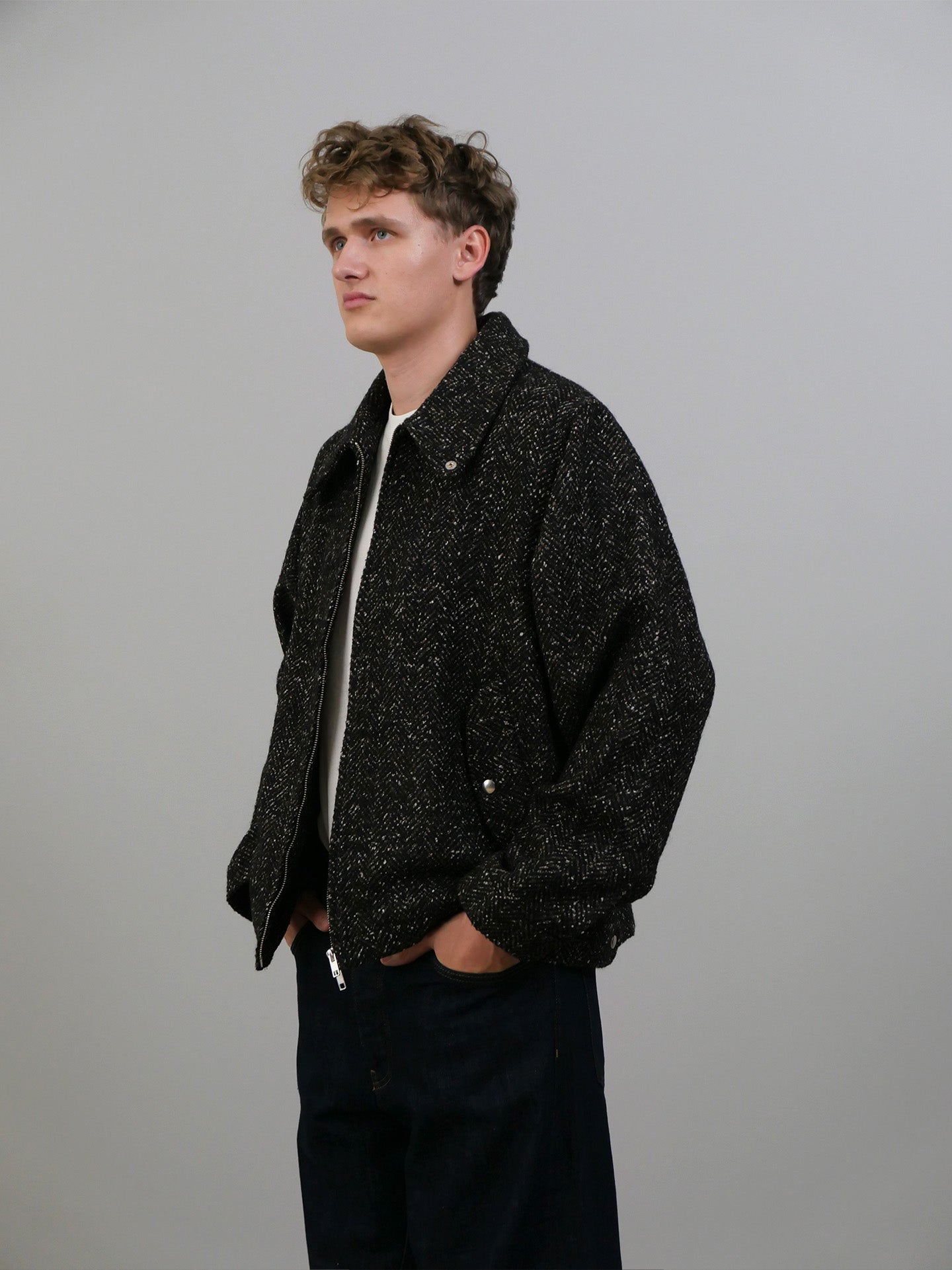 Mase Jacket - Carded Herringbone
