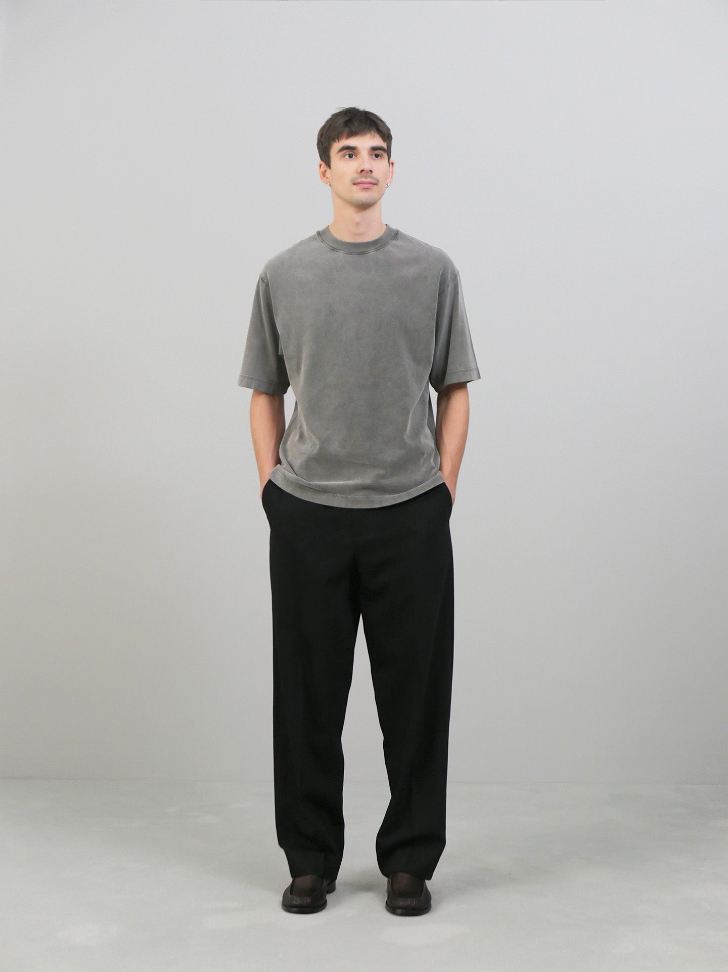 Study Trousers - Black Tropical Wool