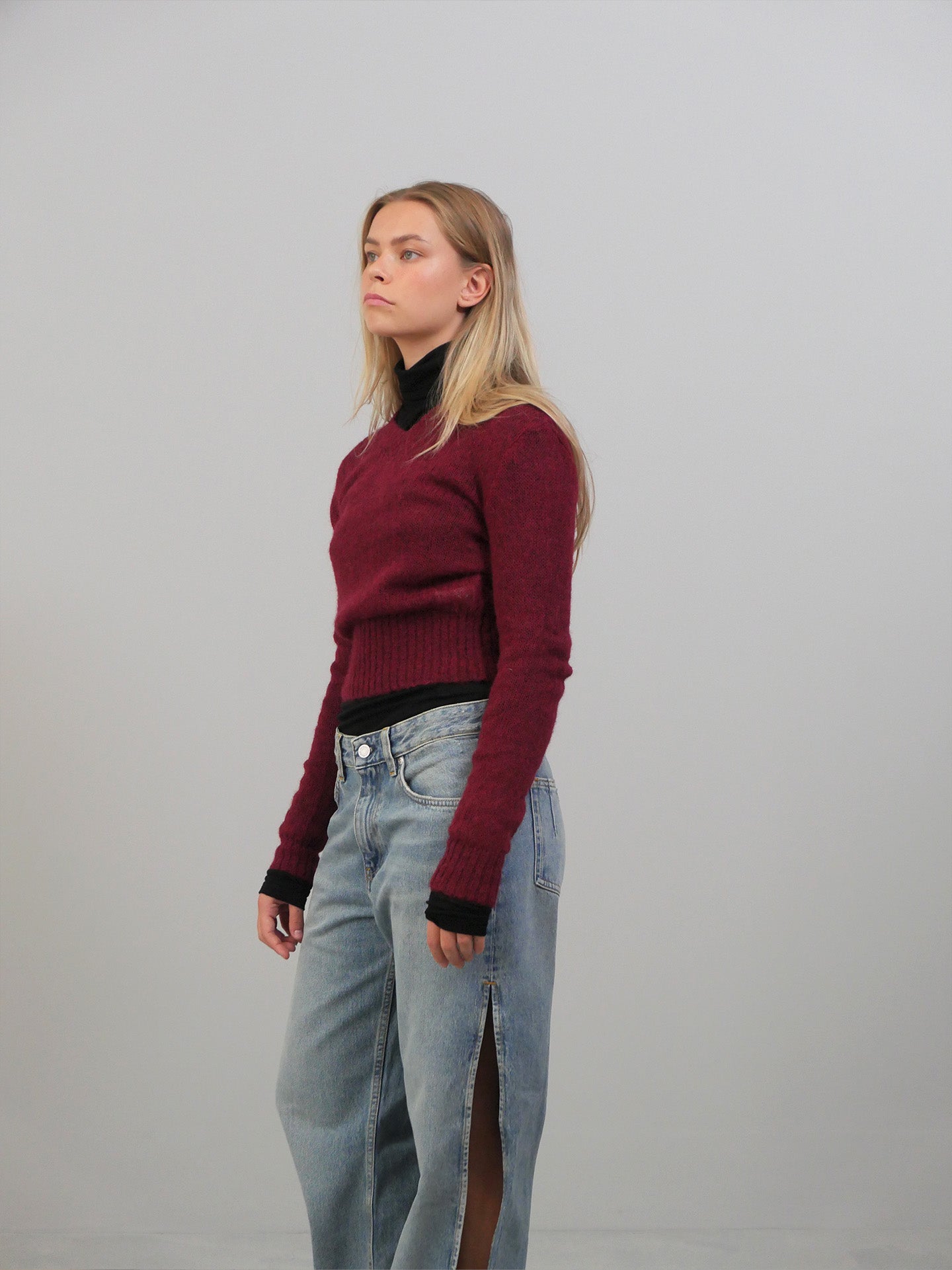 Mum Jumper - Burgundy