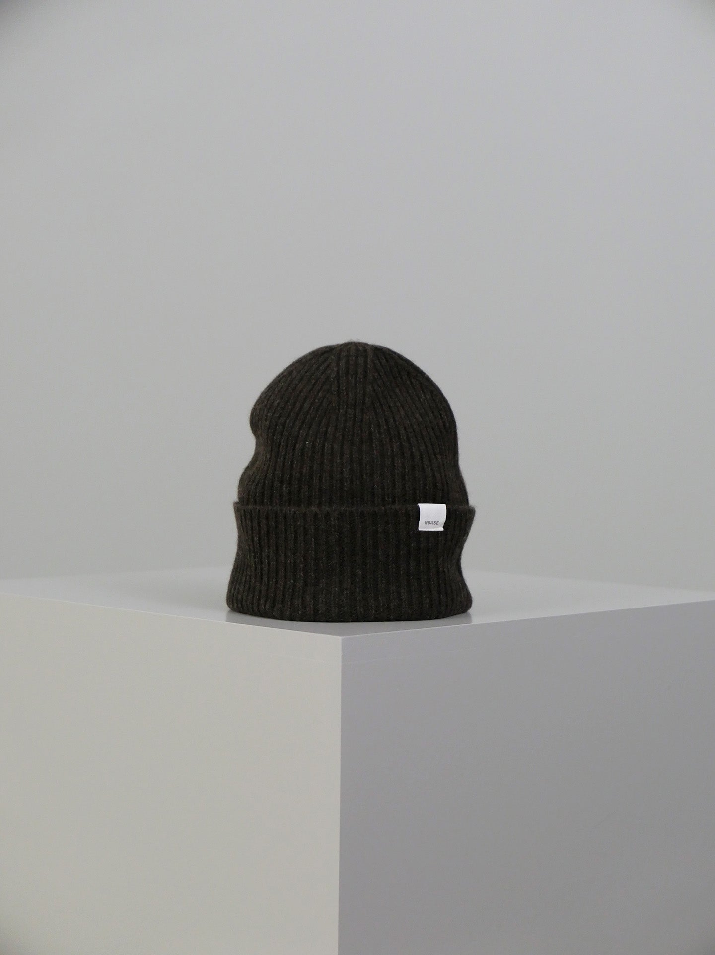 Standard Merino Lambswool Beanie - Heathland Brown