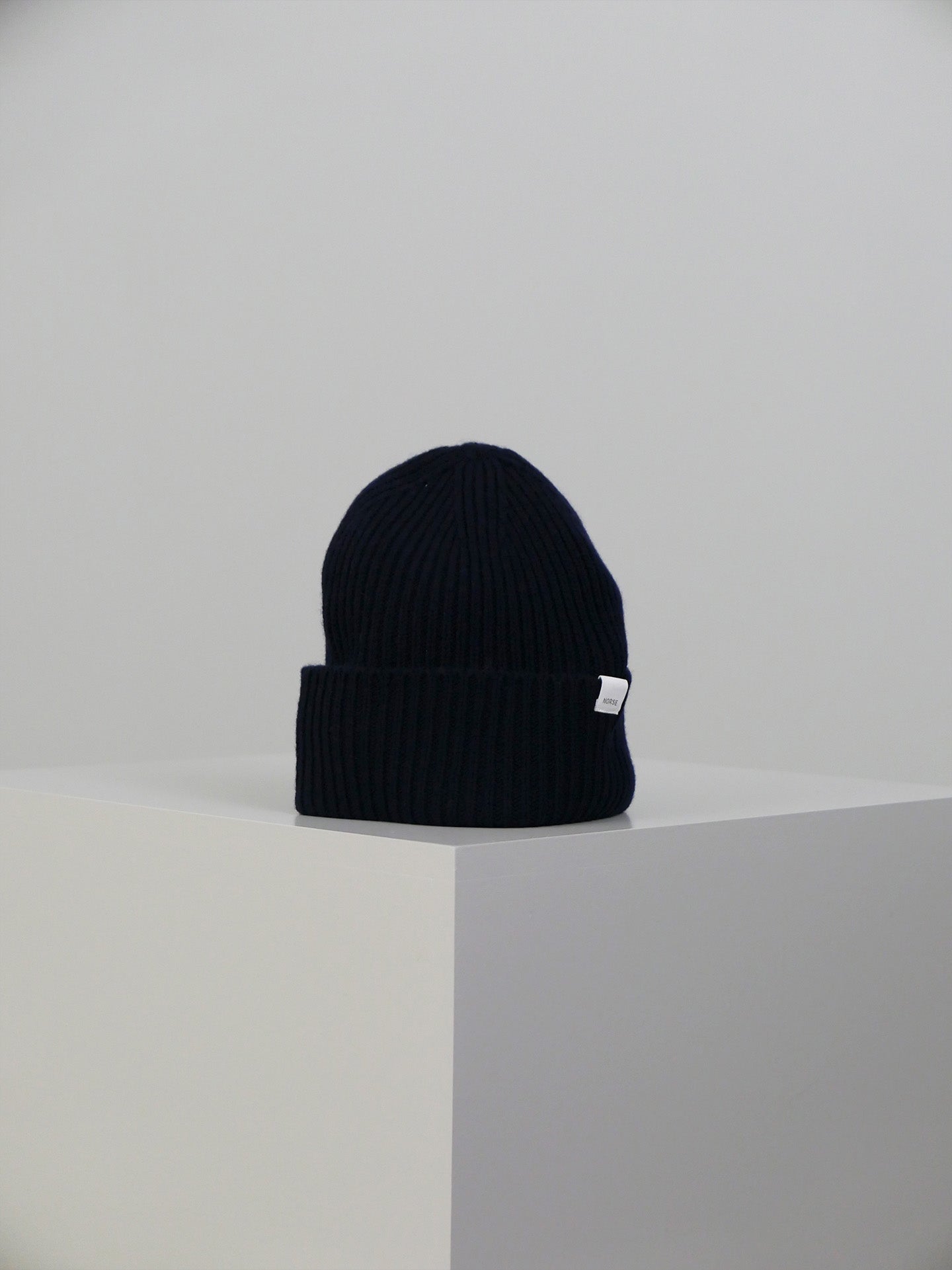 Standard Merino Lambswool Beanie - Dark Navy
