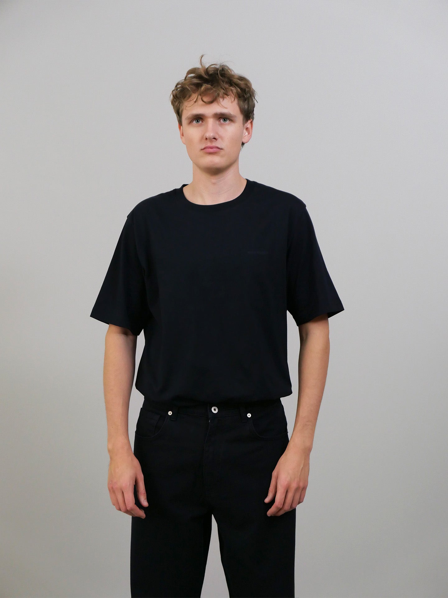 Johannes Organic Logo T-shirt - Dark Navy