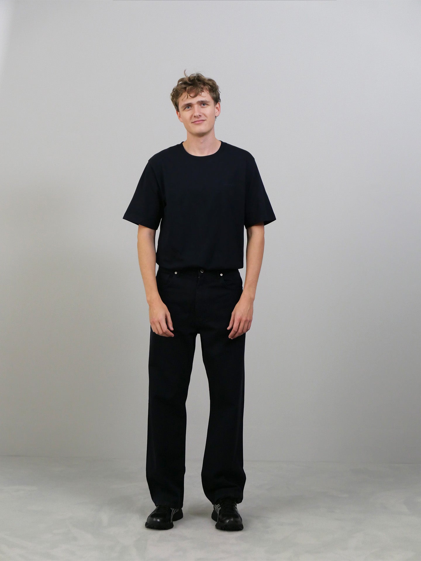 Johannes Organic Logo T-shirt - Dark Navy