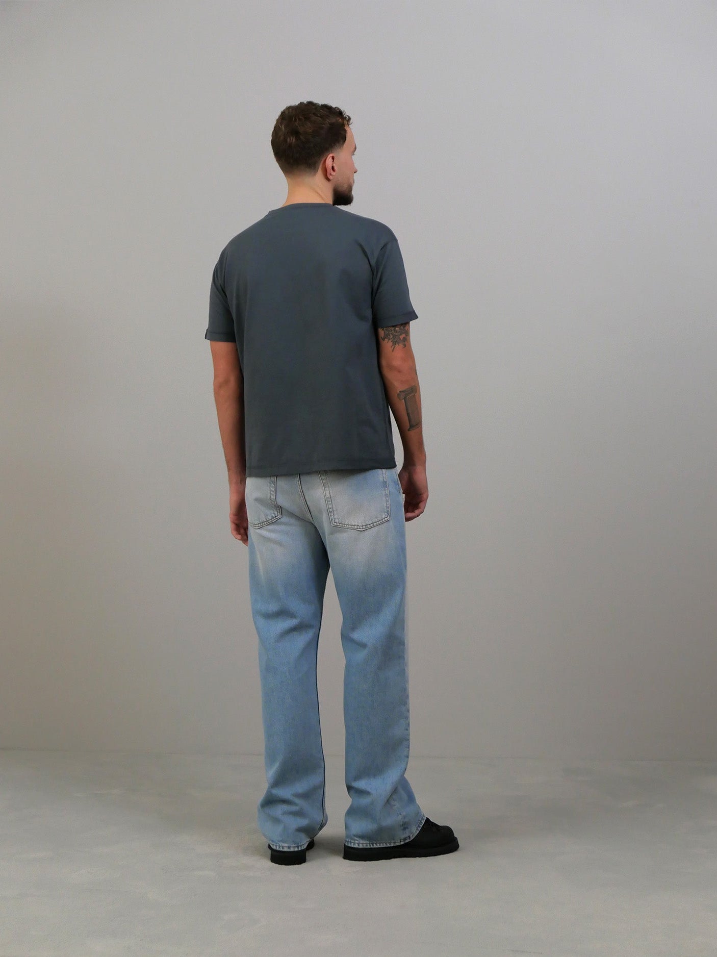 Pass T-shirt - Steel Blue/Grey