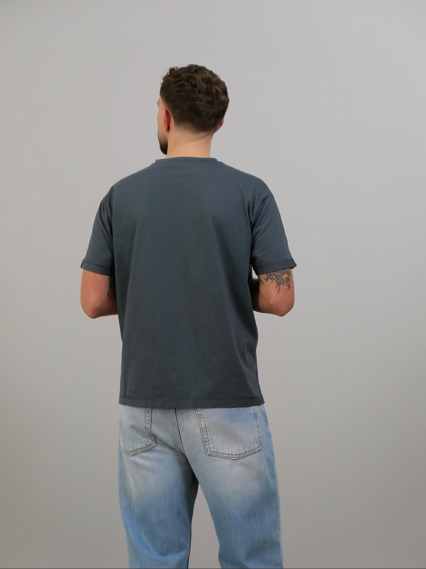 Pass T-shirt - Steel Blue/Grey