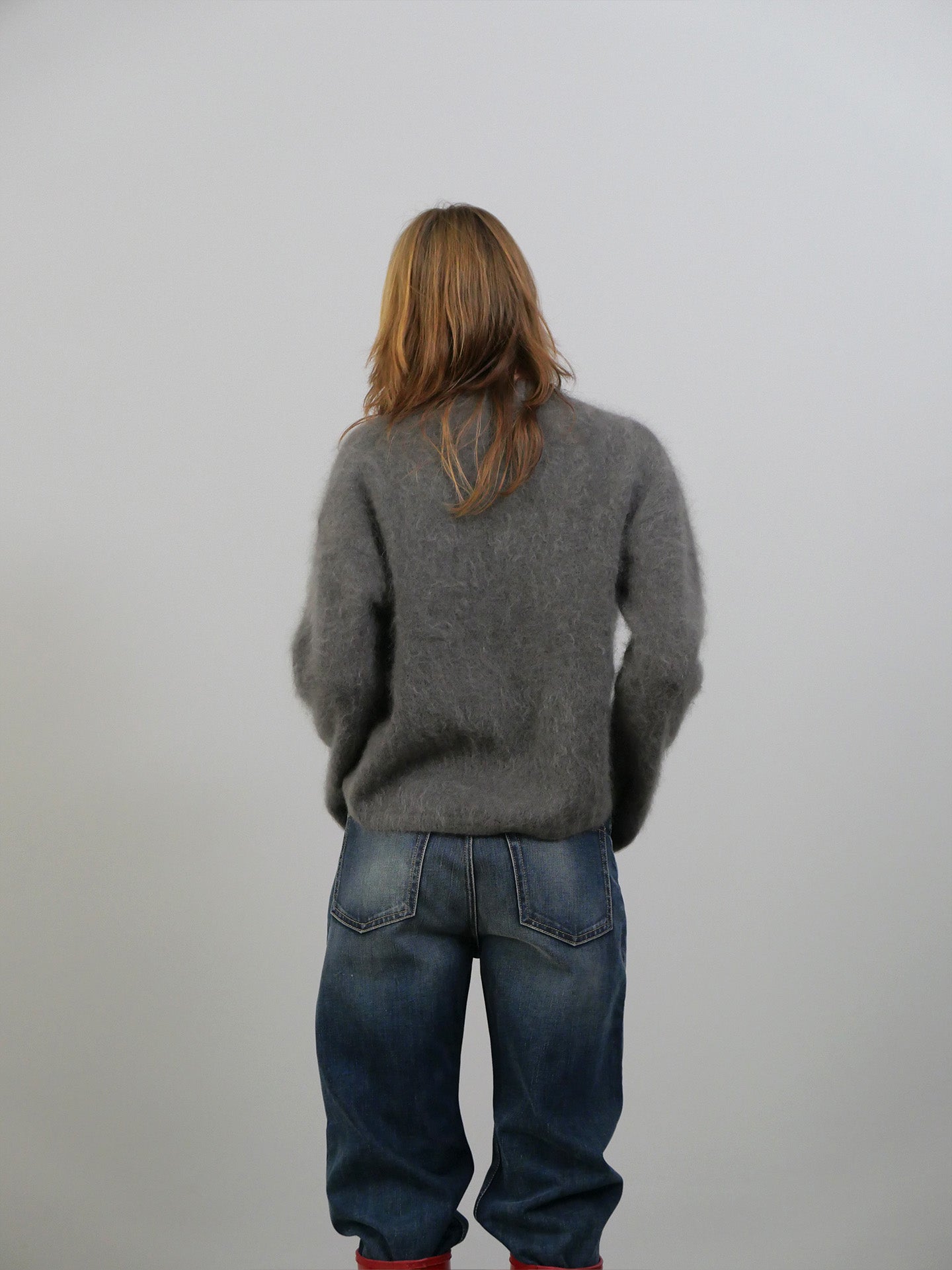 Roma Boyfriend Sweater - Grey