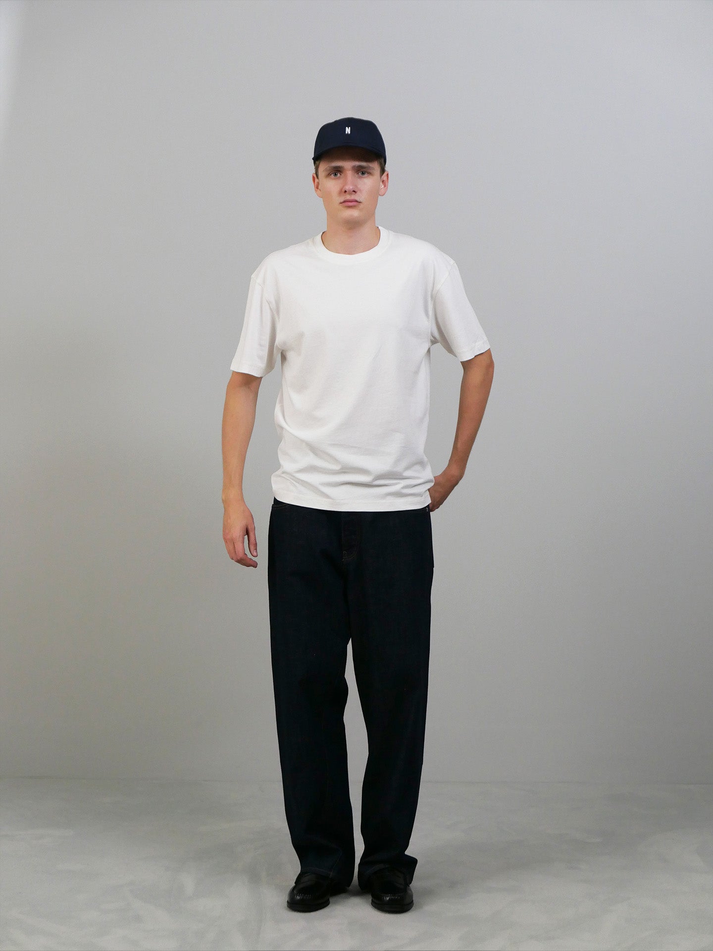 Contrast Tee - White