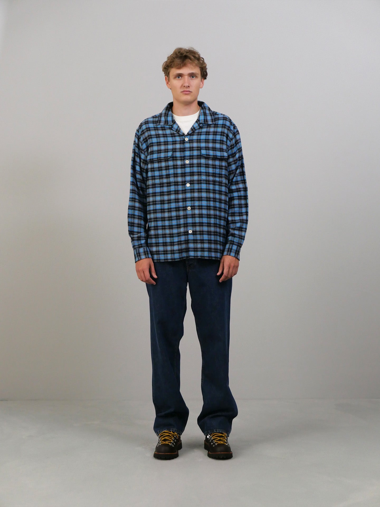 Pocket Shirt - Blue Check
