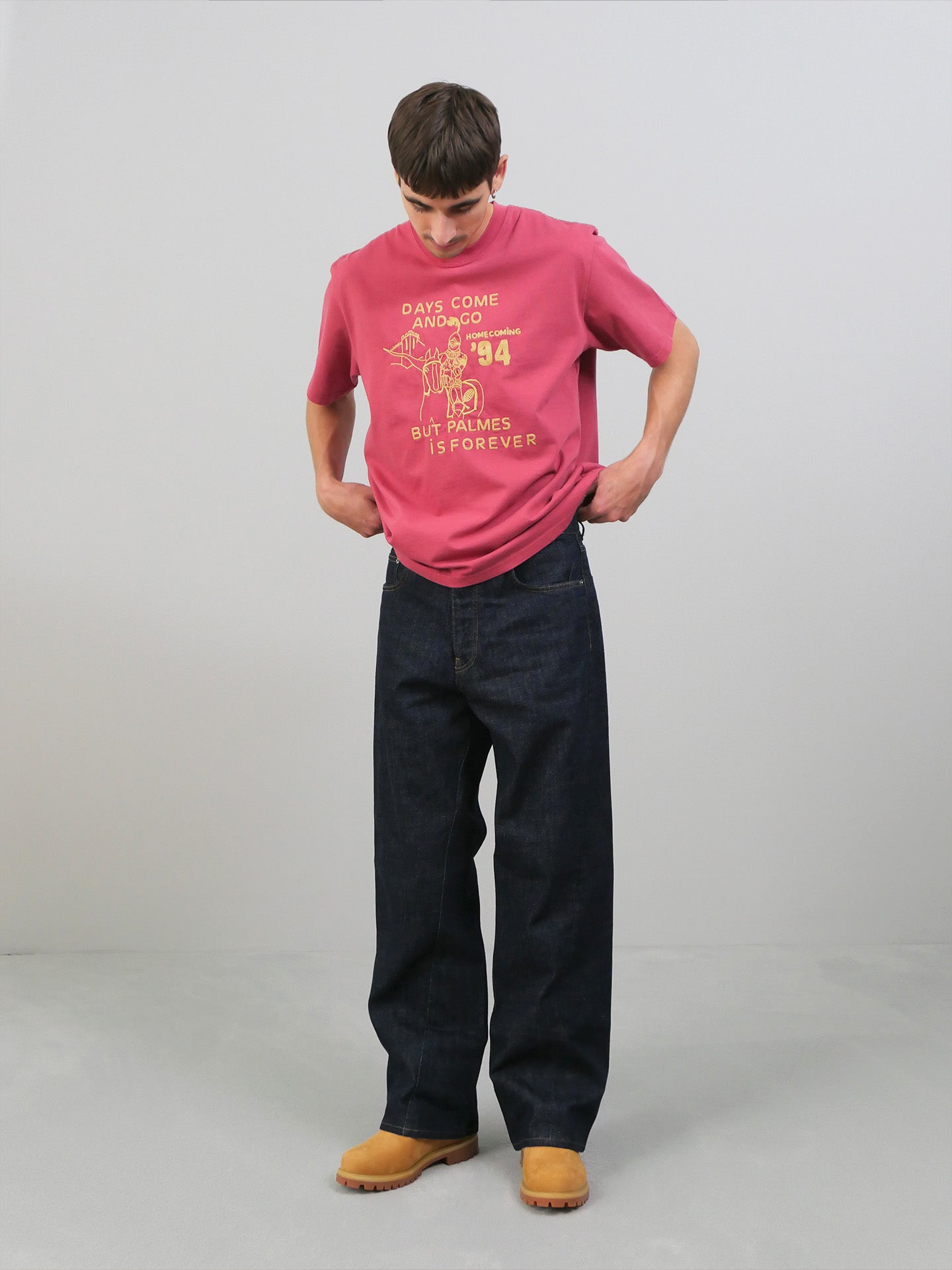 Wide Twist - Simple Rinse Blue