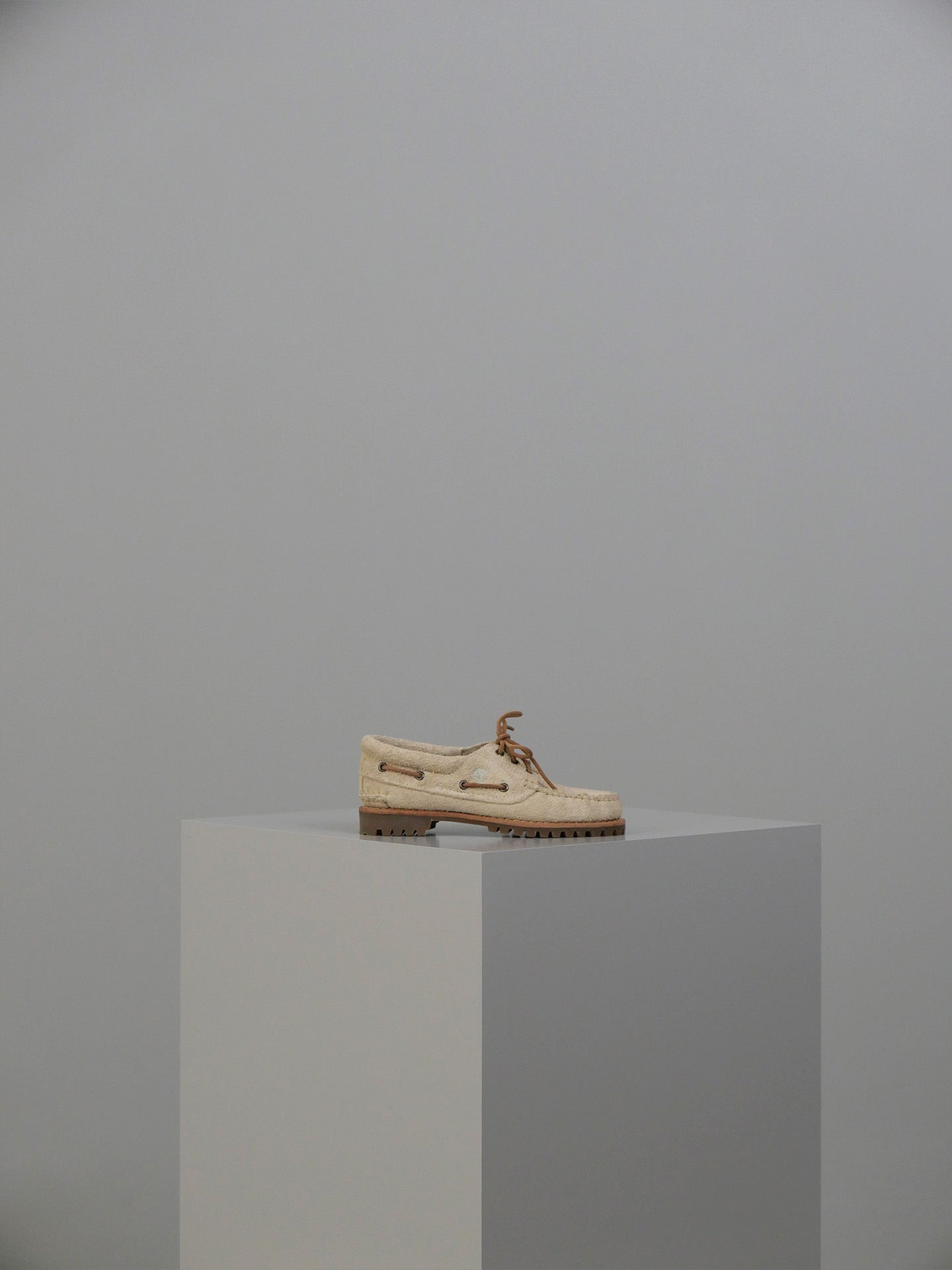 Noreen Boat Shoe - Natural Suede