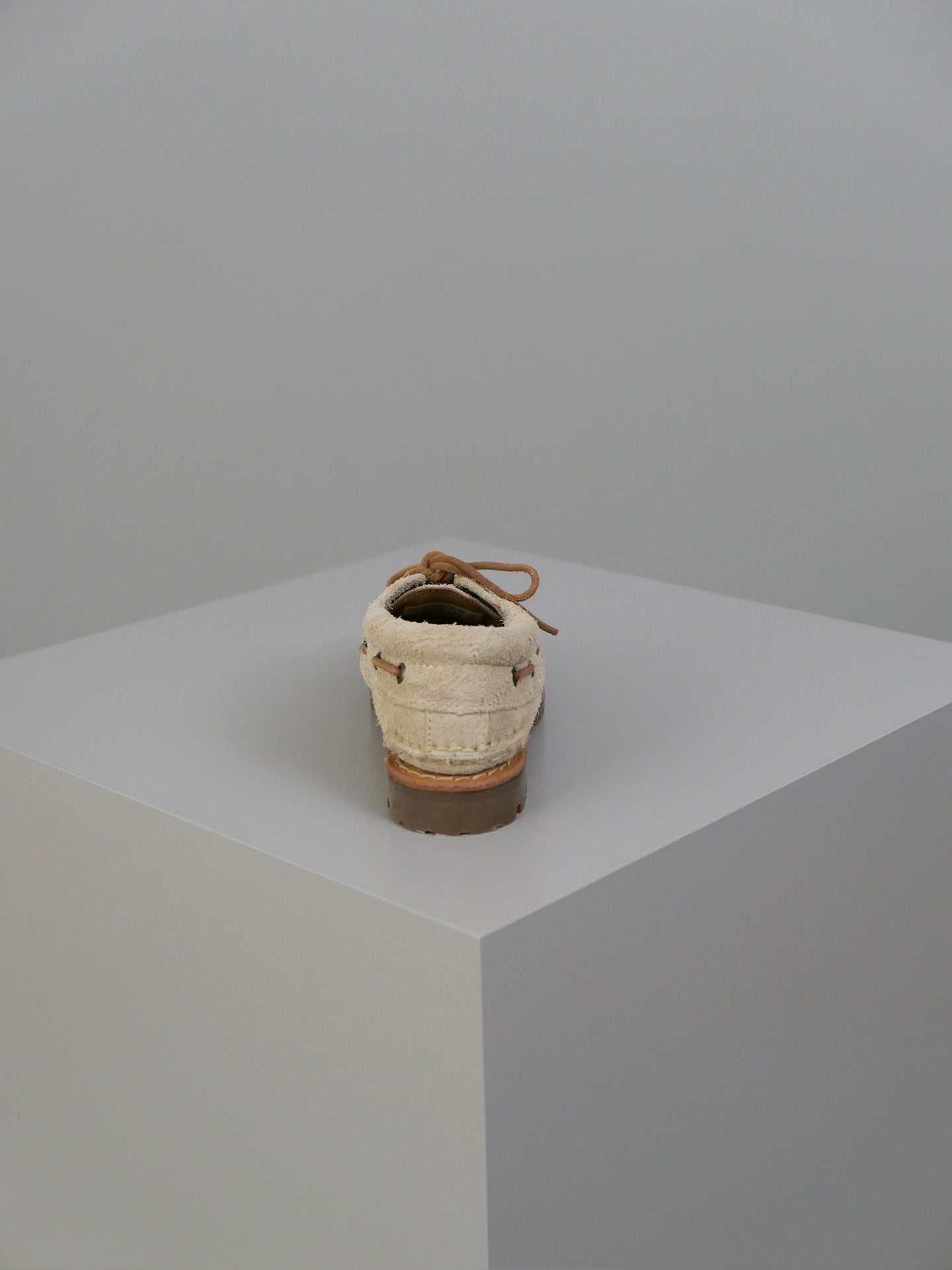 Noreen Boat Shoe - Natural Suede