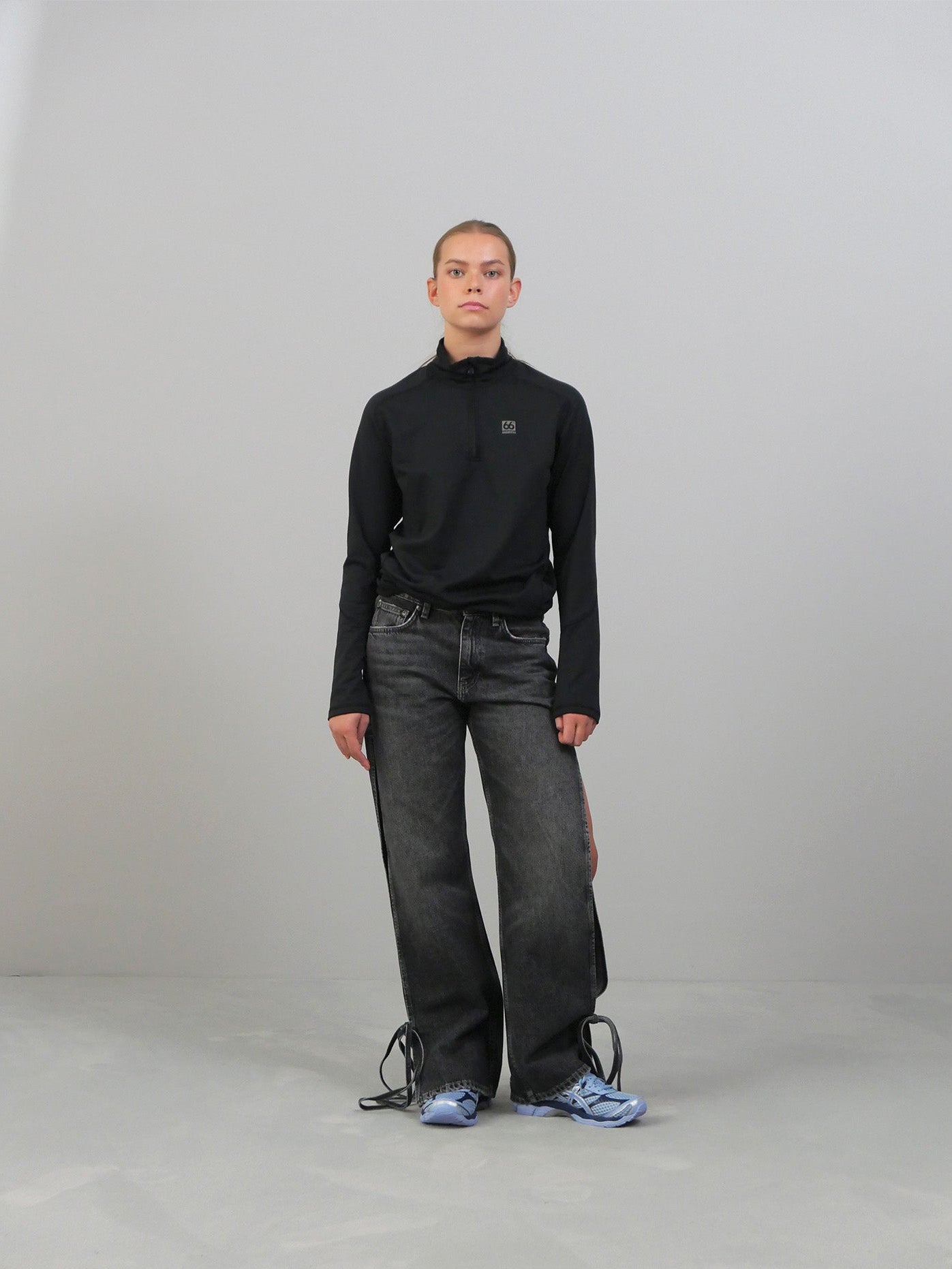 Baggy String Jeans - Vista Grey